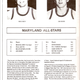 Future Notre Dame coach Mike Brey from the 1981 Neptune tournament program, which described him as “a coach on the floor” for the “running band of Reaganites.”